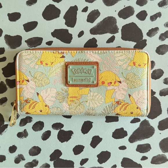 Loungefly Pokemon Pikachu Leaves Wallet - Picture 2 of 14